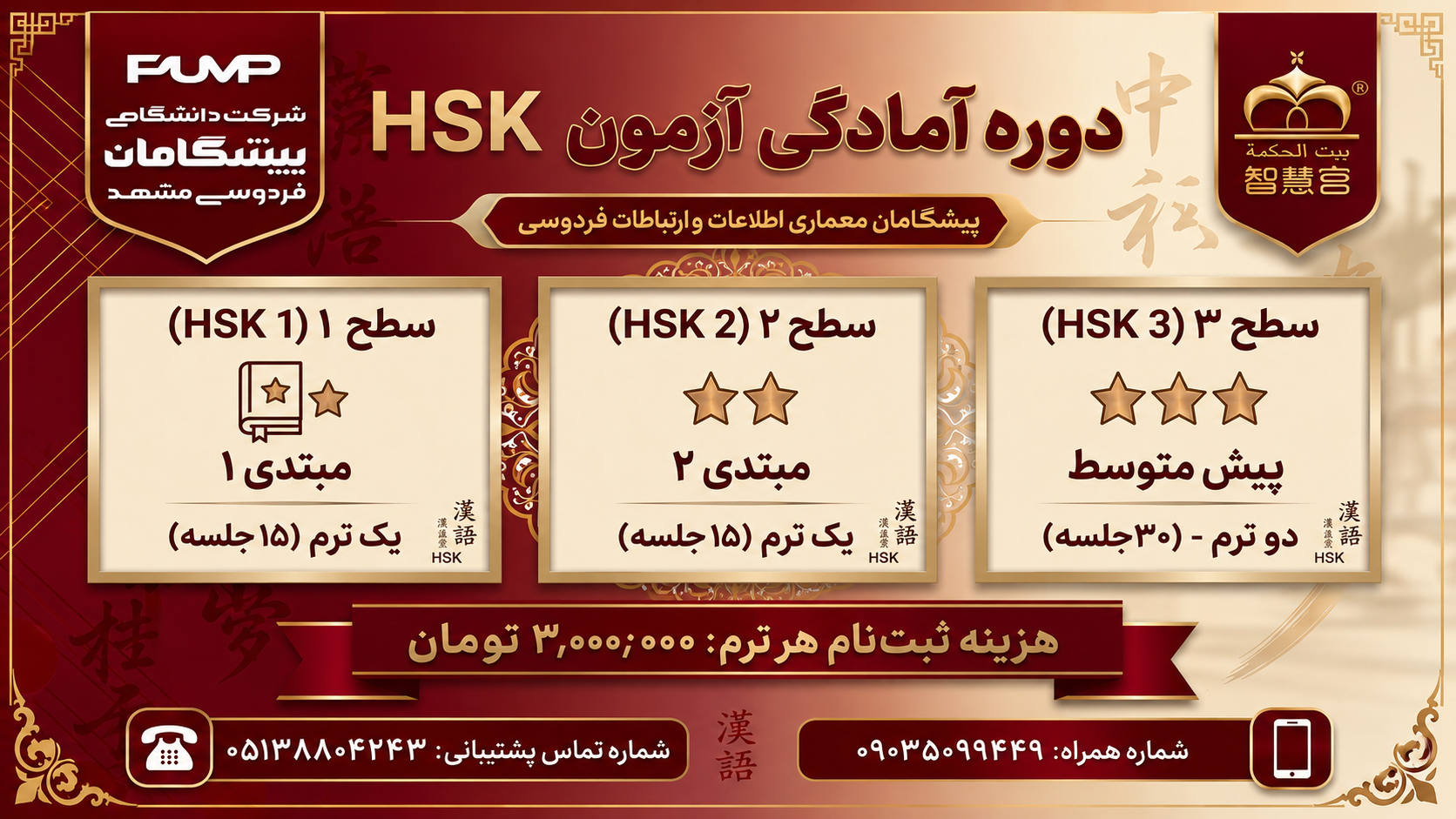 دوره امادگی ازمون HSK